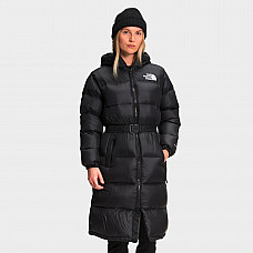 Women's The North Face Nuptse Belted Long Parka 