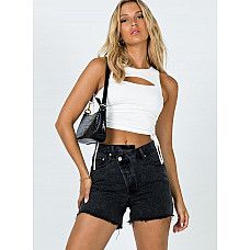 Xena Denim Shorts Black