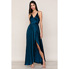 Rush Hour Silk Maxi Dress 