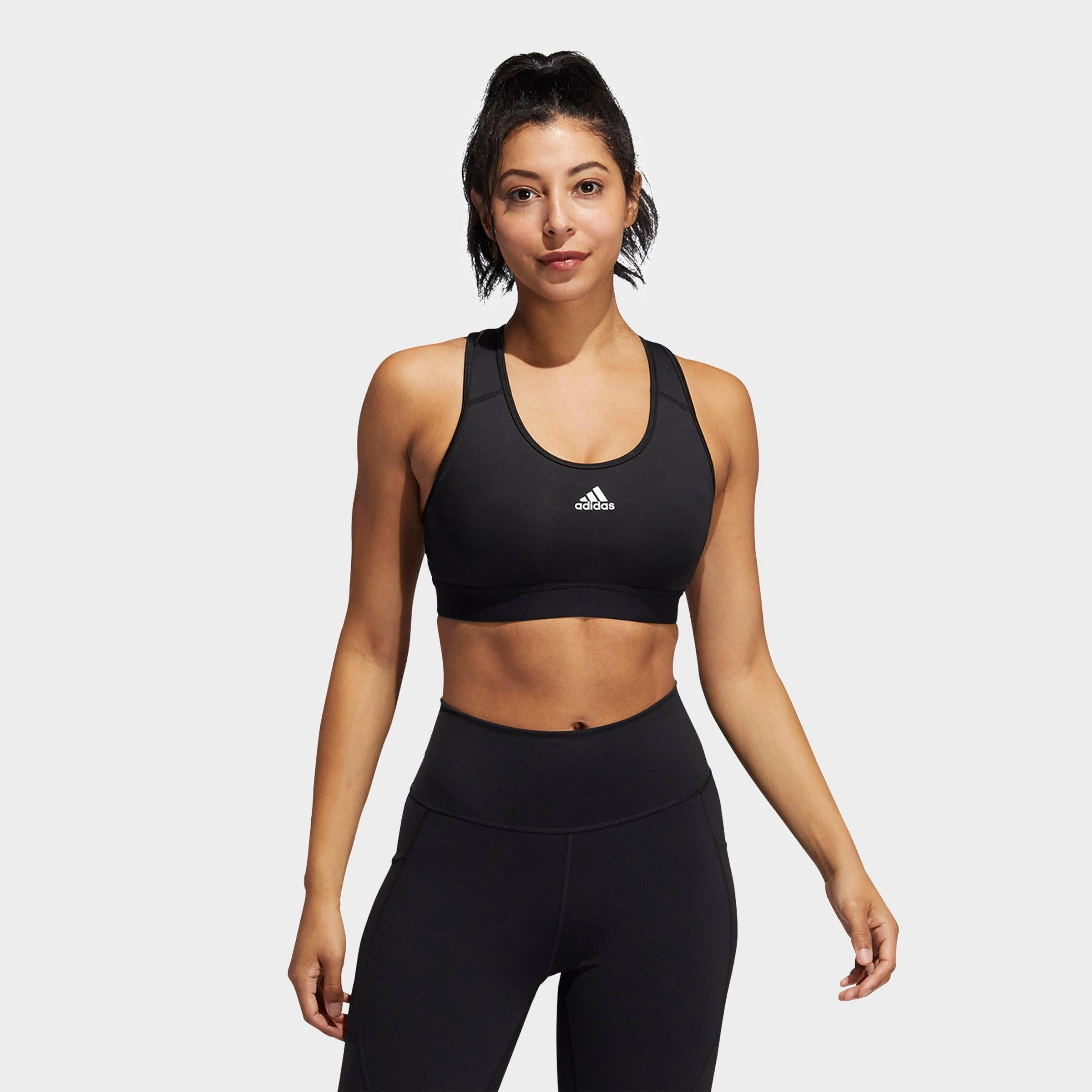 adidas Believe This Lace Up Medium-Support Sports Bra