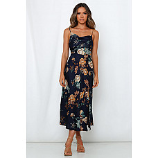 Atlas Maxi Dress Navy 