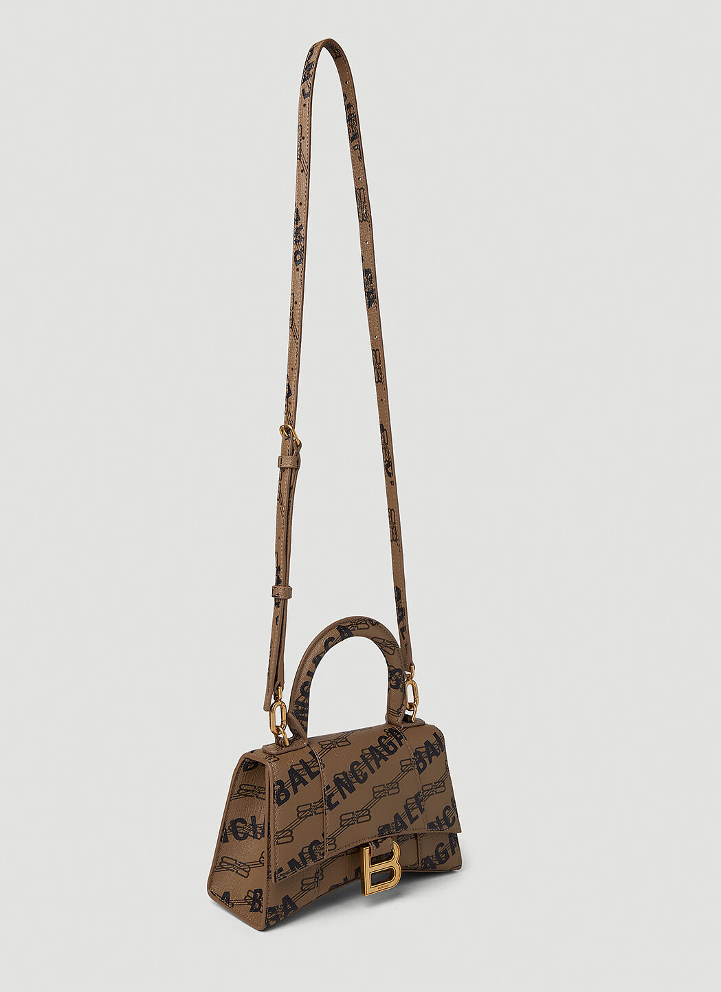 Balenciaga Hourglass BB Monogram Handbag