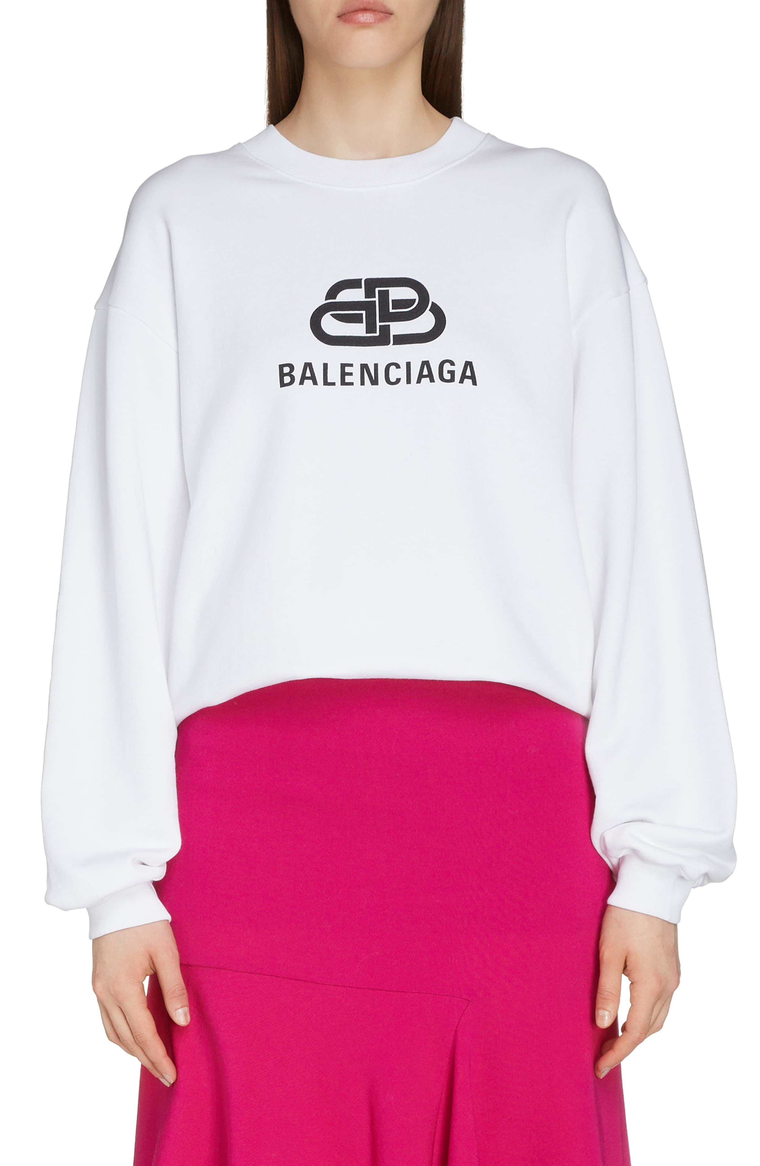 Balenciaga Interlocking BB Logo Sweatshirt
