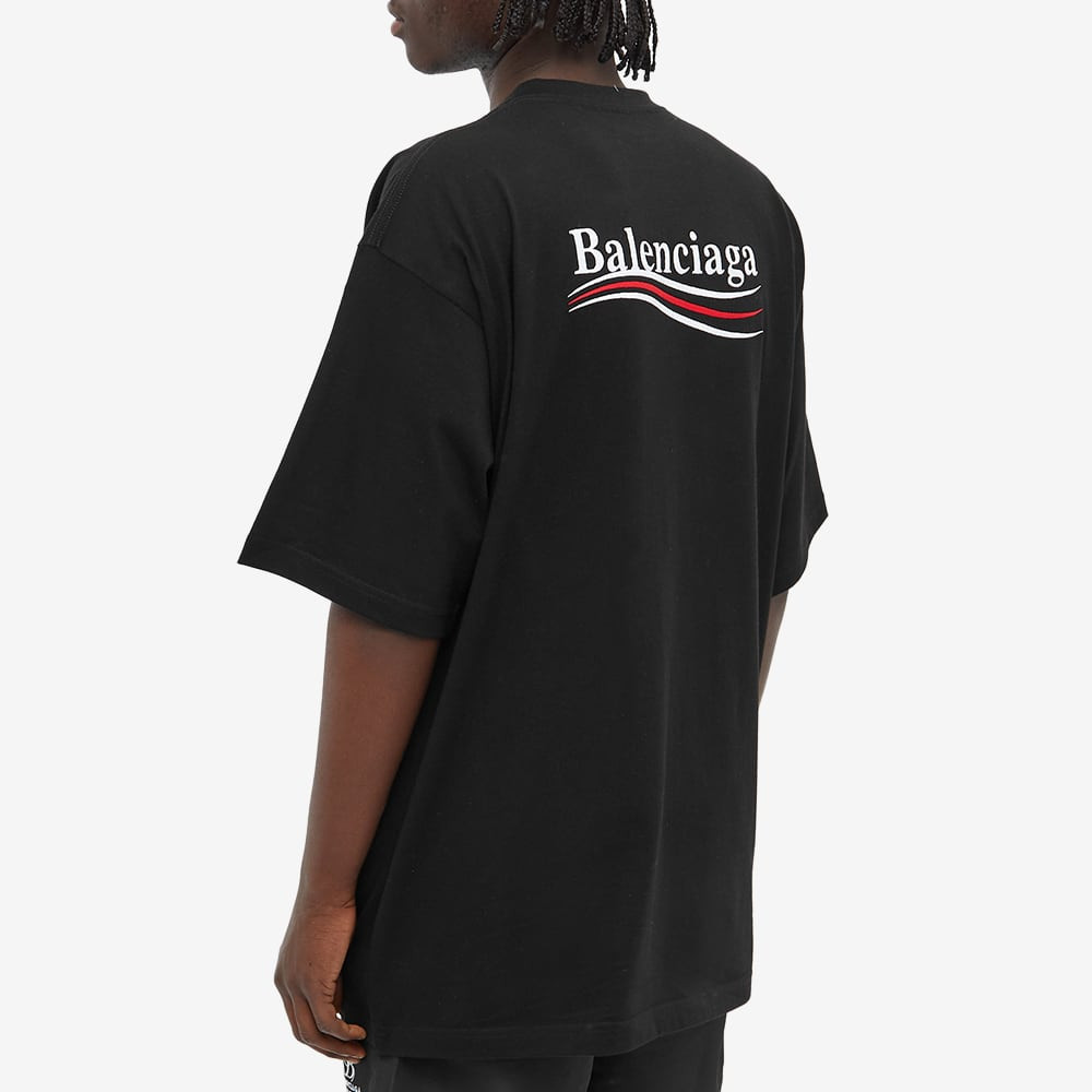Balenciaga Oversized Political Campaign Logo Tee 