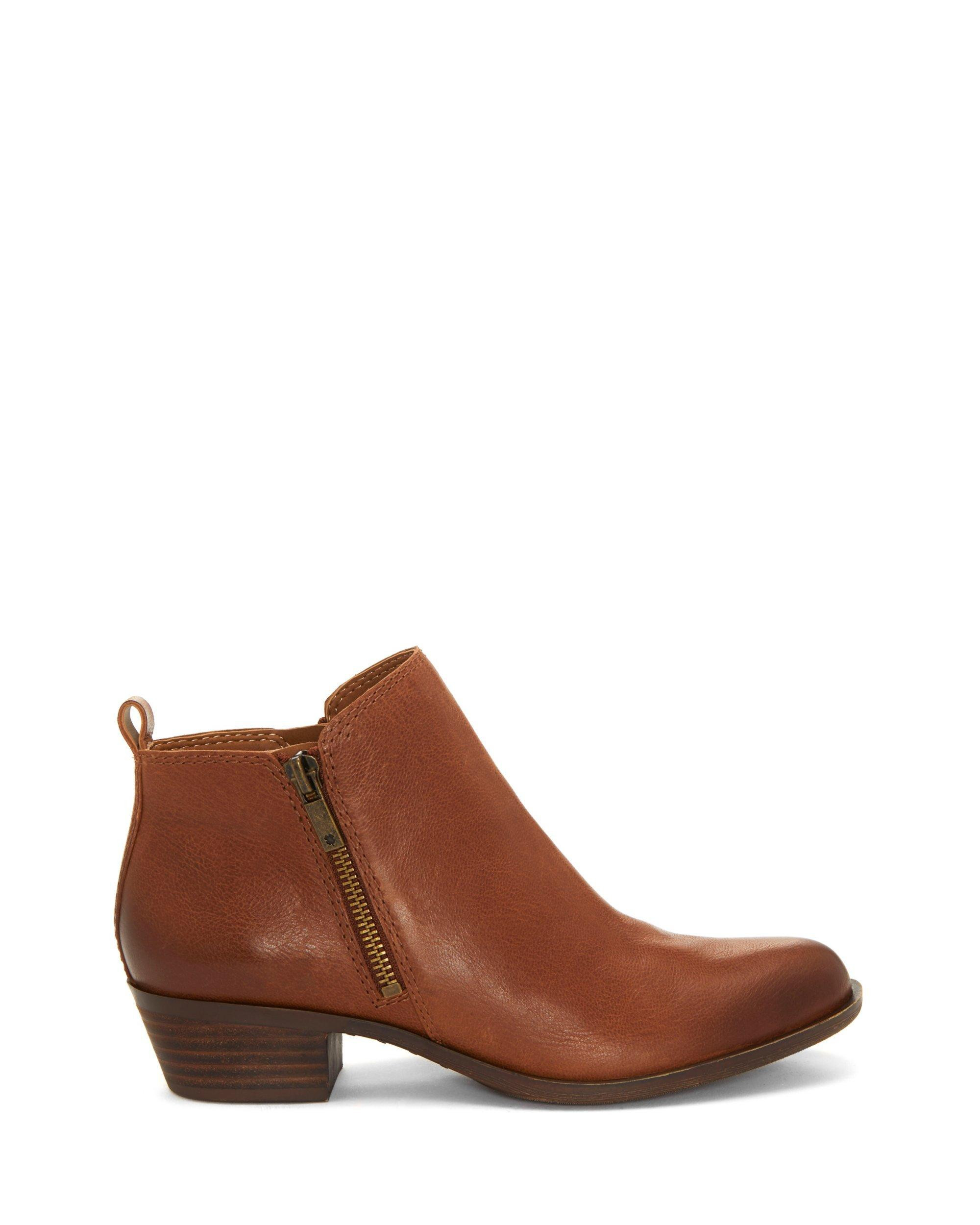 Basel Leather Flat Bootie