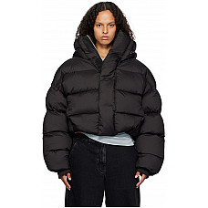 Entire Studios Black MML Hooded Down Puffer Jacket