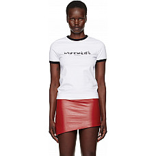 Givenchy White Ringer T-shirt