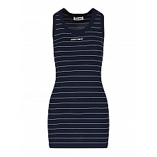 miu miu Striped Mini Dress