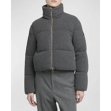 Moncler Breze Cashmere-Blend Puffer Jacket