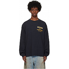 RHUDE Black rhude Steel Ls T-shirt