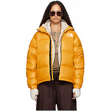 The North Face SSENSE Exclusive Yellow 1996 Retro Shine Nuptse Down Jacket