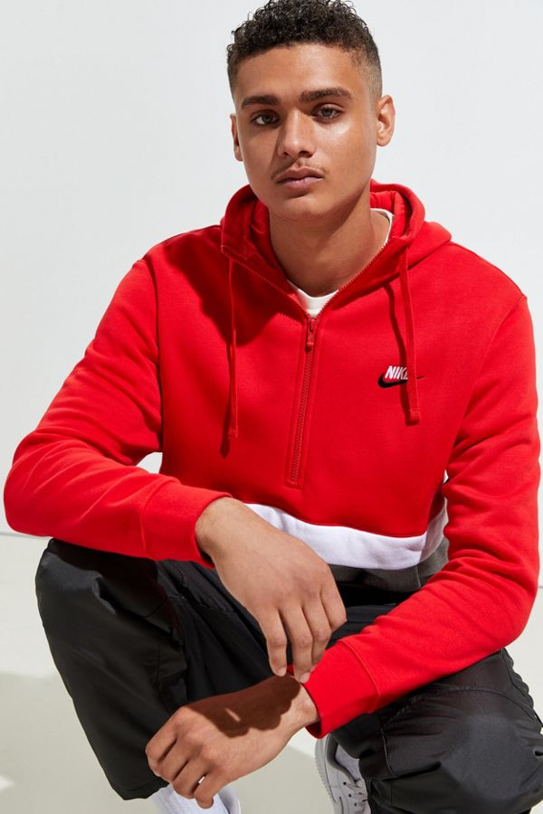 Nike Sportswear Club Half-Zip Hoodie Sweatshirt