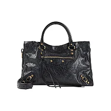Le City M Shoulder Bag in Black