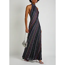 Missoni Striped Fine‑Knit Gow