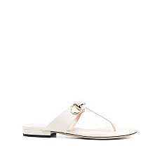 Gucci Lady Horsebit leather thong sandals Gucci Lady Horsebit leather thong sandals