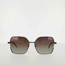Champion Polarized Boho Square Sunglasses in Black