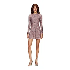 Diesel Lycra Dress with Boucle Print