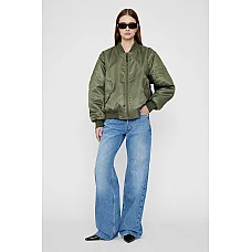 ANINE BING Leon Bomber in Army Green ANINE BING Leon Bomber in Army Green