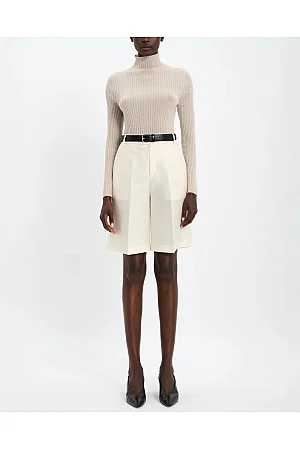 Ariana Cashmere Sweater in Beige