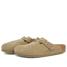 Birkenstock Boston Faded Khaki Birkenstock Boston Faded Khaki