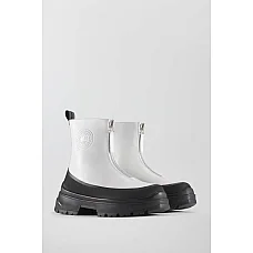 Canada Goose Kya Zip-up Boot White Canada Goose Kya Zip-up Boot White