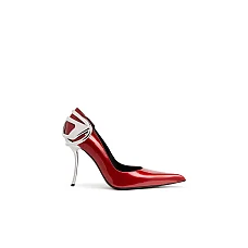 Diesel D-Ten and Half-Patent leather pumps with Oval D heel