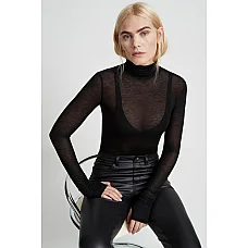 Eloise Sheer Turtleneck
