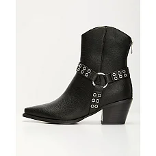 Wynnie Western Grommet Detail Booties