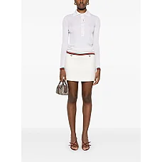 Gucci Web-stripe polo top