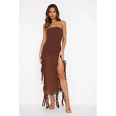 Lioness Rendezvous Dress Chocolate 