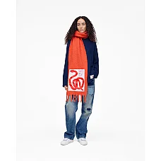 David Shrigley X Marc Jacobs Snake Wool Scarf David Shrigley X Marc Jacobs Snake Wool Scarf