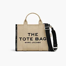 The Jacquard Medium Tote Bag in Warm Sand The Jacquard Medium Tote Bag in Warm Sand