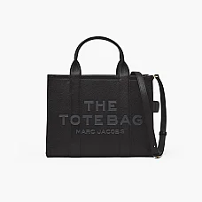 The Leather Medium Tote Bag in Black Marc Jacobs The Leather Medium Tote Bag in Black Marc Jacobs