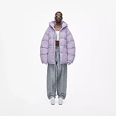 The Long Puffer Iced Lavender