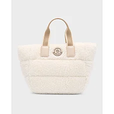 Moncler Caradoc Sherpa Quilted Tote Bag