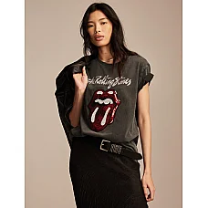 Rolling Stones Sequin Boyfriend Tee
