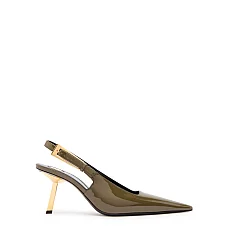 Saint Laurent Lee 75 patent leather slingback pumps Saint Laurent Lee 75 patent leather slingback pumps