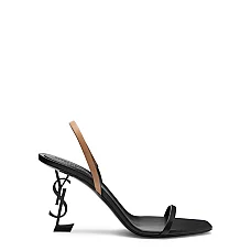 Saint Laurent Opyum 85 leather slingback sandals Saint Laurent Opyum 85 leather slingback sandals