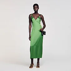 Fluid Satin-Effect Dress Fluid Satin-Effect Dress