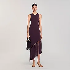 Fringed And Beaded Maxi Dress Fringed And Beaded Maxi Dress
