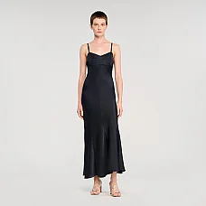 Satin Effect Maxi Dress