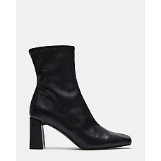 Hush Black Square Boots
