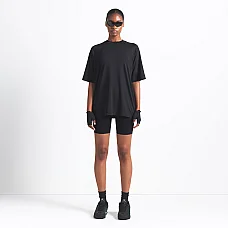 NikeSKIMS Airy Oversized Tee in Obsidian