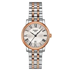 Tissot Carson Premium Lady Rose PVD Silver Dial Watch
