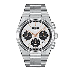 Tissot PRX Automatic Chronograph Watch Rose Gold Details