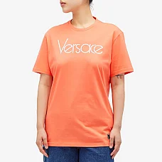 Versace Embroidered Logo T-Shirt