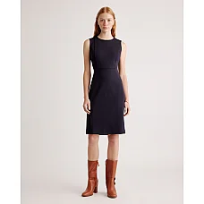 Ultra-Stretch Ponte Sleeveless Dress