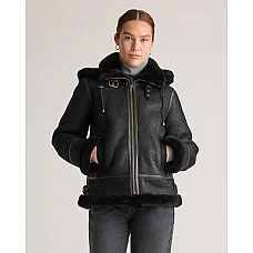 Shearling Cold Weather Bomber Jacket